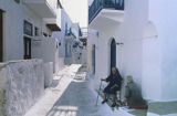 Grecja wyspa Mykonos Cyklady, uliczka Mykonos, Cyclades, Greece