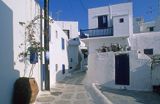 Grecja wyspa Mykonos Cyklady, uliczka Mykonos, Cyclades, Greece