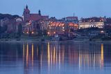 Grudziądz, rzeka Wisła, panorama z rzeki