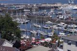 marina w St. Peter Port, na wyspie Guernsey, Channel Islands, Anglia, Wyspy Normandzkie, Kanał La Manche