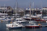 s/y Safran, Trismus 37, w marinie w St. Peter Port na wyspie Guernsey, Channel Islands, Anglia, Wyspy Normandzkie, Kanał La Manche