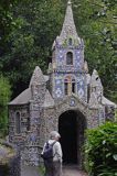 kaplica Little Chapel, na wyspie Guernsey, Channel Islands, Anglia, Wyspy Normandzkie, Kanał La Manche