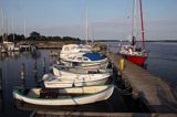 Port w Hadsund, Mariager Fjord, Jutlandia, Dania