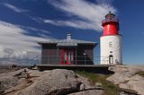 Latarnia morska Hallo, Hallö Losthamn. Szwecja Zachodnia, Skagerrak, Bohuslän