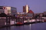 Hamburg, rzeka Łaba, City Hafen, Niemcy