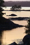 szkiery koło Vastervik, widok z wyspy Handelop huvud, Szwecja