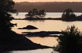 szkiery koło Vastervik, widok z wyspy Handelop huvud, Szwecja