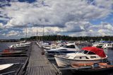 port, Haparanda hamn, Szwecja, Zatoka Botnicka