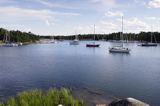 kotwicowisko w zatoce na wyspie Harstena, Szkiery Szwedzkie, Szwecja