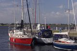 port w Kloster na wyspie Hiddensee, Bałtyk, Mecklenburg-Vorpommern, Niemcy