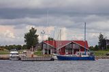 wyspa Hiuma, Hiiumaa, port jachtowy Orjaku, wysepka Kassari, Estonia Hiiumaa Island, Orjaku harbour, Kassari Island, Estonia