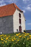 zabytkowy spichlerz, wyspa Hiuma, Hiiumaa, port rybacki Suursadam, Estonia granary, Suursadam harbour, Hiiumaa Island, Suursadam, Estonia