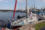 wyspa Hiuma, Hiiumaa, port rybacki Suursadam, Estonia Suursadam harbour, Hiiumaa Island, Suursadam, Estonia