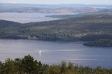 panorama Hoga Kusten z Parku Narodowego Skuleskogen, Szwecja, Zatoka Botnicka, Hoga Kusten, Wysokie Wybrzeże