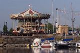 Honfleur, karuzela, Górna Normandia, Francja