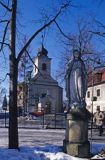 kościół i figura Maryi, Istebna Beskid Śląski