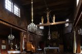 Jabłonka zabytkowy kościół powiat Brzozów, Pogórze Dynowskie