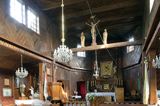 Jabłonka zabytkowy kościół powiat Brzozów, Pogórze Dynowskie