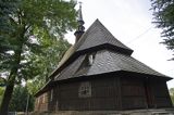 Jabłonka zabytkowy kościół powiat Brzozów, Pogórze Dynowskie