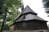 Jabłonka zabytkowy kościół powiat Brzozów, Pogórze Dynowskie