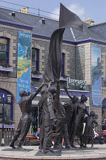 Rzeźba Philipa Jacksona 'Liberation' - Wyzwolenie na placu Wyzwolenia w St. Helier, wyspa Jersey, Channel Islands, Wyspy Normandzkie