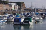 St. Helier, wyspa Jersey, Channel Islands, Wyspy Normandzkie, port w czasie przypływu