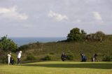 pole golfowe na wyspie Jersey, Channel Islands, Anglia, Wyspy Normandzkie, Kanał La Manche