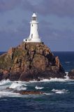 latarnia morska La Corbiere, wyspa Jersey, Channel Islands, Anglia, Wyspy Normandzkie, Kanał La Manche