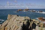 latarnia morska La Corbiere, wyspa Jersey, Channel Islands, Anglia, Wyspy Normandzkie, Kanał La Manche