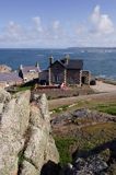 dom na La Corbiere Point, wyspa Jersey, Channel Islands, Anglia, Wyspy Normandzkie, Kanał La Manche