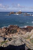 latarnia morska La Corbiere, wyspa Jersey, Channel Islands, Anglia, Wyspy Normandzkie, Kanał La Manche