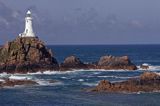 latarnia morska La Corbiere, wyspa Jersey, Channel Islands, Anglia, Wyspy Normandzkie, Kanał La Manche