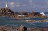 latarnia morska La Corbiere, wyspa Jersey, Channel Islands, Anglia, Wyspy Normandzkie, Kanał La Manche