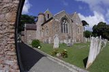 St. Brelade's Church i cmentarz, wyspa Jersey, Channel Islands, Anglia, Wyspy Normandzkie, Kanał La Manche