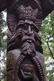 rzeźby na Wzgórzu Czarownic, Juodkrante, Mierzeja Kurońska, Zalew Kuroński, Litwa unique wooden sculptures on the Hill of Witches, Juodkrante, the Curonian Spit, Lithuania