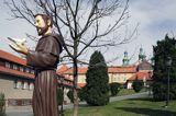 Kalwaria Zebrzydowska Sanktuarium, klasztor Bernardynów, figura św. Franciszka