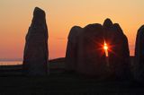 Ales Stenar, grobowiec Wikingów, szwedzkie Stonehenge, Kaseberga, Szwecja Południowa, Skania