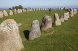 Ales Stenar, grobowiec Wikingów, szwedzkie Stonehenge, Kaseberga, Szwecja Południowa, Skania