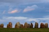 Ales Stenar, grobowiec Wikingów, szwedzkie Stonehenge, Kaseberga, Szwecja Południowa, Skania