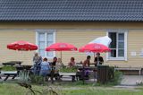 Restauracja na wyspie Kaunissaari koło Helsinek, Finlandia, Zatoka Fińska