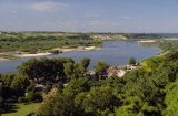 Wisła, panorama z Kazimierza Dolnego nad Wisłą