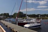 port jachtowy, wyspa Kihnu, Estonia, Kihnu harbour, Kihnu Island, Estonia