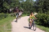 ścieżka rowerowa, wyspa Kihnu, Estonia, bicycle road, Kihnu Island, Estonia