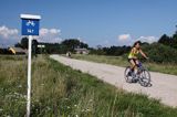 ścieżka rowerowa, wyspa Kihnu, Estonia, bicycle road, Kihnu Island, Estonia