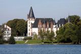 Zamek Klink, jezioro Muritz, Pojezierze Meklemburskie, Meklemburgia-Pomorze Przednie, Niemcy