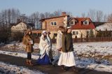 kolędnicy z Kolbuszowej, dziewczęta - kolędnicy, Matka Boska z Dzieciątkiem, Świety Józef, Gwiazda, Anioł