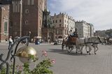 Kraków, Rynek Starego Miasta, dorożka