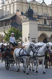 Kraków, Rynek Starego Miasta, dorożka