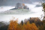 Krywe ruiny cerkwi, Park Krajobrazowy Doliny Sanu, Bieszczady