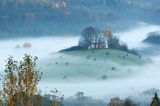 Krywe ruiny cerkwi, Park Krajobrazowy Doliny Sanu, Bieszczady